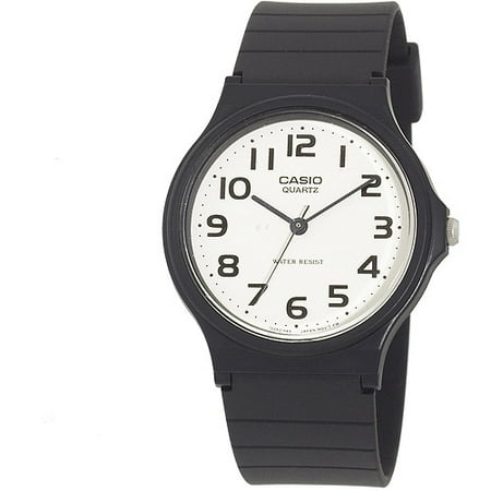 casio simple black watch