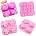 thumbnail image 2 of Hello Kitty Sanrio, molde de silicona con entramado de hielo para galletas de calidad alimentaria, Cinnamoroll Kuromi, artefacto multifuncional para Fabricación de hielo para el hogar, 2 of 4