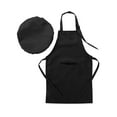 thumbnail image 4 of CHICTRY Kids Boys Girls Adjustable Aprons and Chef Hat for Cooking Baking Painting Black S, 4 of 4