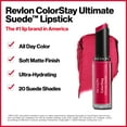 thumbnail image 3 of Revlon ColorStay Ultimate Suede Lipstick, Longwear Soft, Ultra-Hydrating High-Impact Lip Color, Formulated with Vitamin E, 002 Ingenue, 0.048 oz, 3 of 5