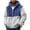 Blue, variant on Miqool Mens Fuzzy Jacket Fleece Long Sleeve Full-Zip Hooded Shirt Casual Warm Winter Jacket Coats Outdoor Fashion