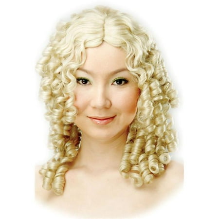 blonde curly ringlets wig