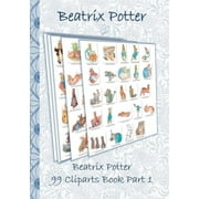 Beatrix Potter 99 Cliparts Book Part 1 ( Peter Rabbit ): Sticker, Icon, Clipart, Cliparts, download, Internet, Dropbox, Original, Children's books, children, adults, adult, grammar school, Easter, Chr