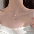 thumbnail image 3 of HAHDAXIA Collier Ras-du-Cou Papillon Couche Collier Papillon Collier Pendentif Papillon Doré pour Femmes, 3 of 7