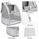 thumbnail image 2 of Mochila transportadora para gato SSAWcasa grande para mascota de hasta 7 kg con juguete gris, 2 of 8