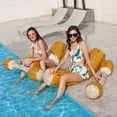 thumbnail image 4 of 1 par de flotadores inflables para piscina, balsas de piscina con troncos de batalla, flotadores, juegos de piscina para adultos y juguetes de piscina familiares para niños, 2 personas, gran, 4 of 5