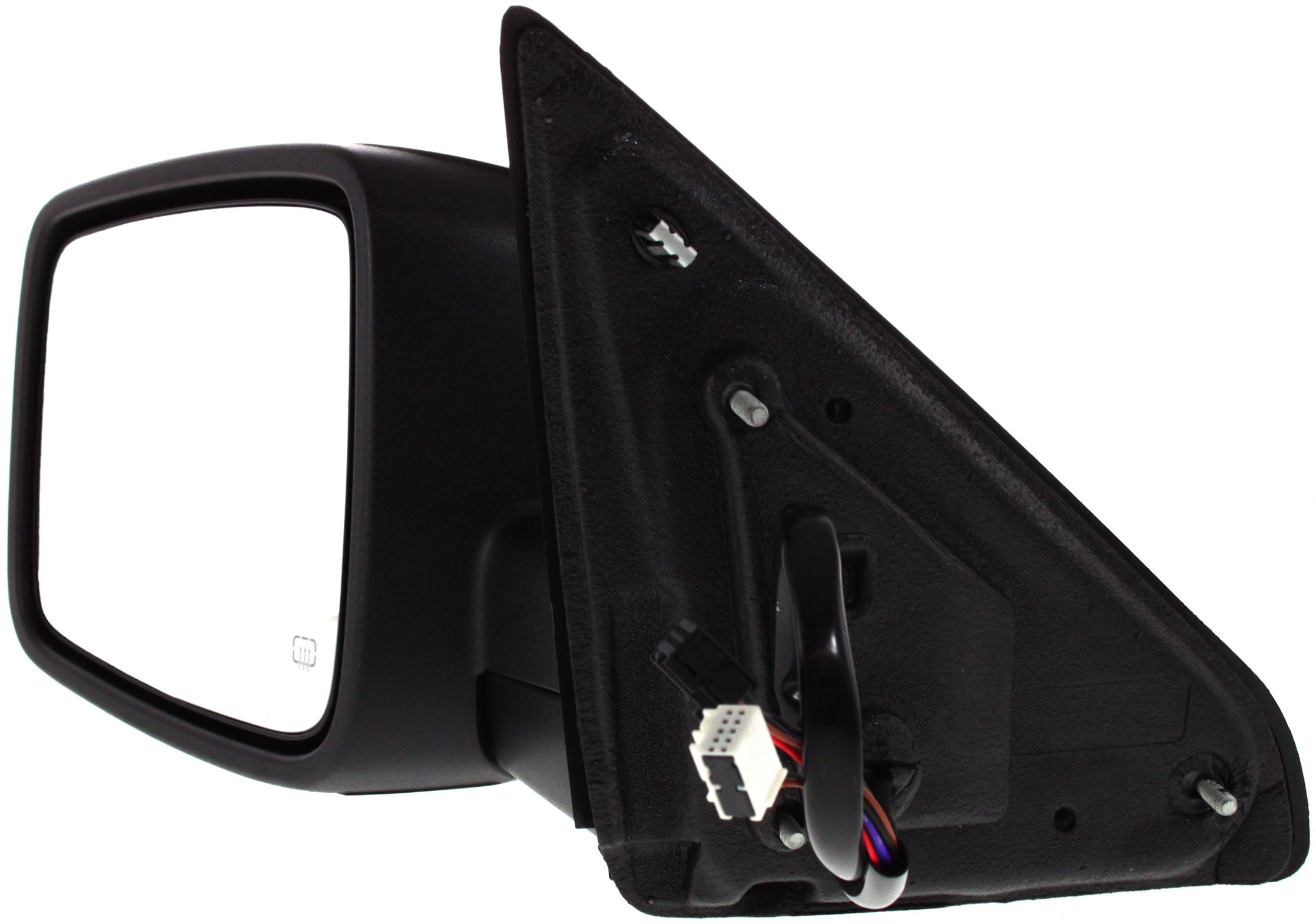 Mirror Compatible With 2011-2012 Ram 1500 2010 Dodge 3500 Left Driver Side Heated In-housing Signal Light Textured Black Kool-Vue