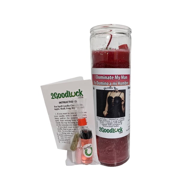 I Dominate my Man Dressed Candle Kit - Yo Domino a mi Hombre
