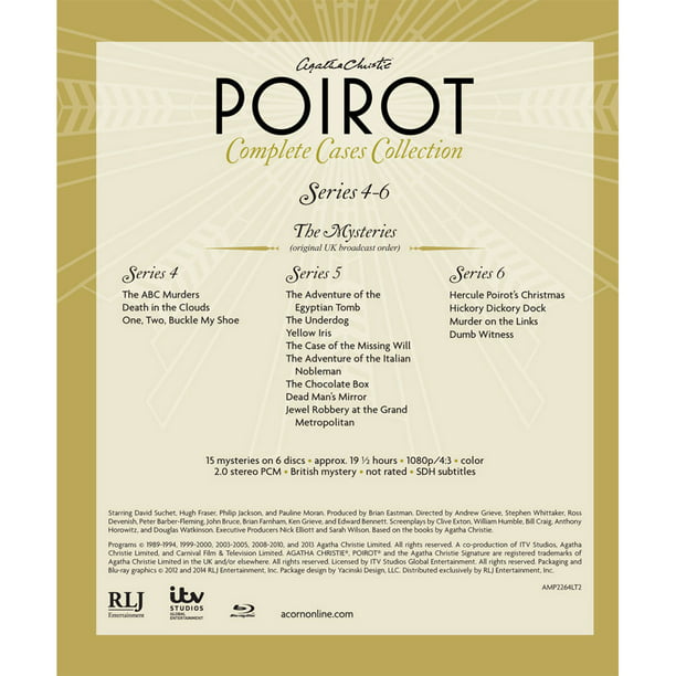 Poirot: The Collection (DVD) - Walmart.com