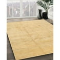 thumbnail image 2 of Ahgly Company Indoor Rectangle Contemporary Chrome Gold Yellow Solid Area Rugs, 2' x 5', 2 of 6