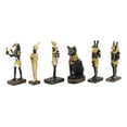thumbnail image 3 of Egyptian Gods Anubis Osiris Seth Horus Bastet Thoth Miniature Statues Set Of 6, 3 of 4