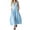 *Light Blue, variant on ClodeEU Women's Collar Sleeveless Button Linen Midi Shirt Dress,Casual Loose A Line Dress with Pockets Gray,Women's Plus L