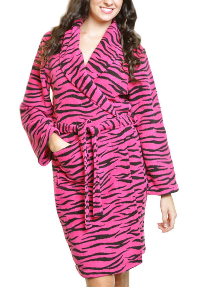 Angelina Premium MicroFleece Bathrobes (1Pack)