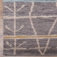 thumbnail image 6 of HAND KNOTTED WOOL CONTEMPORARY MODERN AREA RUGS - 5'x8', Rectangle Shape, Brown Color, Classic Traditional Design, Low Pile Handmade Area Rugs for Living Room, Bed Room (N00906), 6 of 8