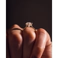 thumbnail image 6 of SOLITAIRE JEWELS 2.50CT Marquise Cut Solitaire Moissanite Engagement Ring for Women with Pave & Hidden Halo Setting Solid 18k Yellow Gold, 18k Yellow Gold Solitaire Ring, 6 of 7
