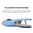 thumbnail image 4 of Journee Collection Womens Ceecy Tru Comfort Foam Sling Back Buckle Square Toe Flats, 4 of 6
