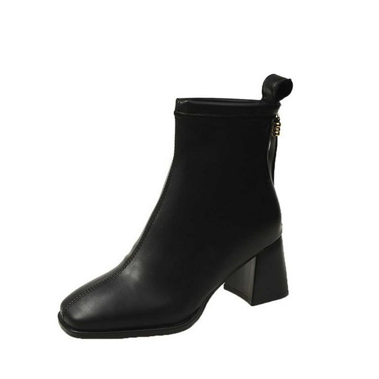 Square Short Boots 37