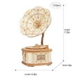 thumbnail image 2 of Hands Craft 3D Modern Wooden Puzzle: Gramophone, 2 of 7