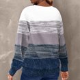 thumbnail image 3 of Besolor Hauts de Printemps Automne pour Femmes, Chemise à Manches Longues Imprimée Tendance, Blouse Décontractée Ample pour Dames, 3 of 6