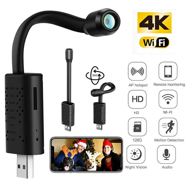 Mini USB IP WiFi Cam HD 1080P Video Tiny Cams Small Surveillance Nanny Cameras with Motion Detection for Indoor/Home/Apartment/Office Security - Walmart.com