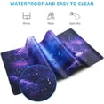 thumbnail image 4 of Extended Gaming Mouse Pad,Cosmic Sky, 3mm Thick X-Large Non-Slip Rubber Base Mousepad with Stitched Edges,Non-Slip Base,Waterproof Keyboard Mouse Mat Desk Pad for Work, Game, Office,Home(Galaxy 01), 4 of 6