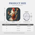 thumbnail image 3 of Vsdgher Chef Chicken With Beer Bottles Print Car Windshield Sun Shade, Reflective Sunshade Window Sunshade Sun Visor Protector Fit for Cars,Trucks,SUVs-Large, 3 of 6