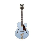 D'Angelico Deluxe EXL-1 Hollow-Body Electric Guitar - Matte Powder Blue