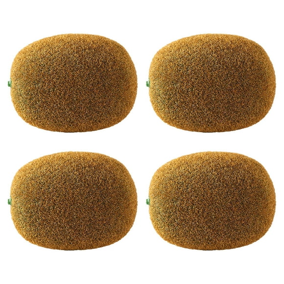 4 piezas de accesorios de fotografía de kiwi falso kiwi artificial decoraciones de frutas realistas
