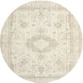 thumbnail image 1 of Ahgly Company Machine Washable Indoor Round Traditional Gold Area Rugs, 3' Round, 1 of 7