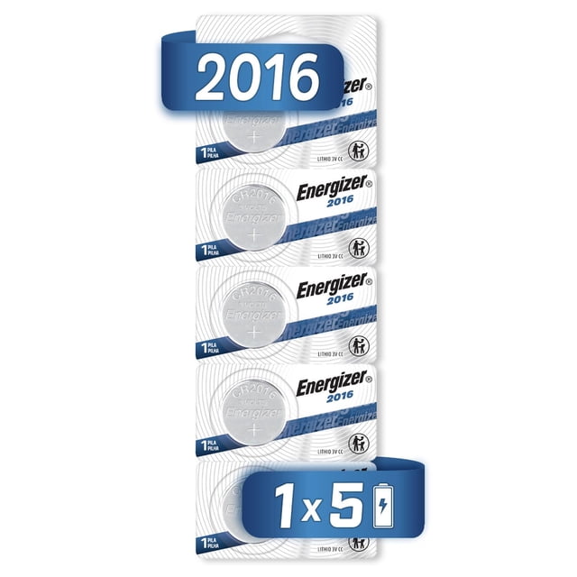 Pila Boton Energizer 2016 Tira 5 Unidades plateado Energizer