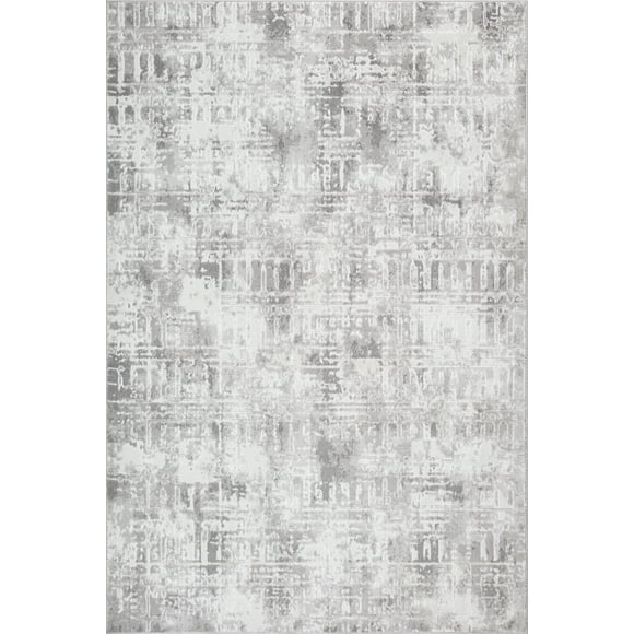Mainstays Karma Grey Area Rug, 5’ x 7’