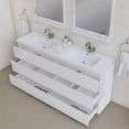 thumbnail image 7 of Alya Bath Paterno 72" Modern Wood Freestanding Bathroom Vanity in White, 7 of 7
