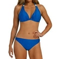 thumbnail image 3 of TaTaai Womens Two Piece Swimsuit High Waist Bikini Sets Ribbed Solid Color Push Up Tops Adjustable Straps Bathing Suits for Vacation 1-Pack Gift, 3 of 9