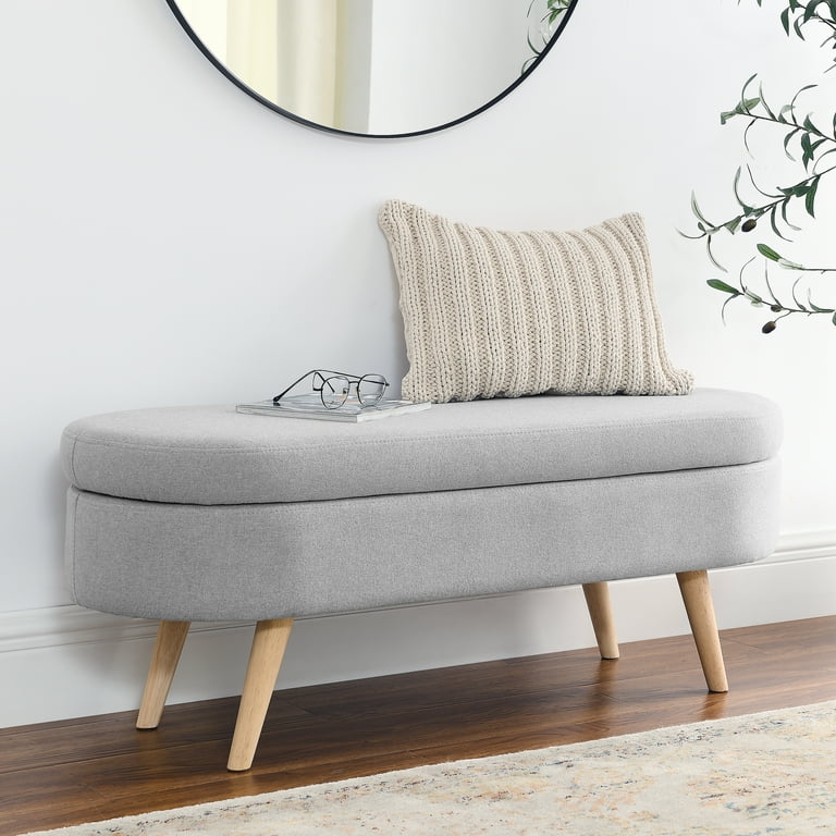 Small ottoman with legs deals