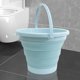 thumbnail image 1 of Cubo portátil para acampar al aire libre bañera redonda plegable de 5/10L para el hogar interior y exterior, 1 of 7