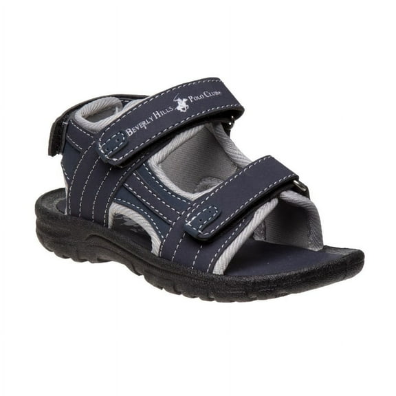 Beverly Hills Toddler Boys Open-Toe Sport Sandal - Navy, 8