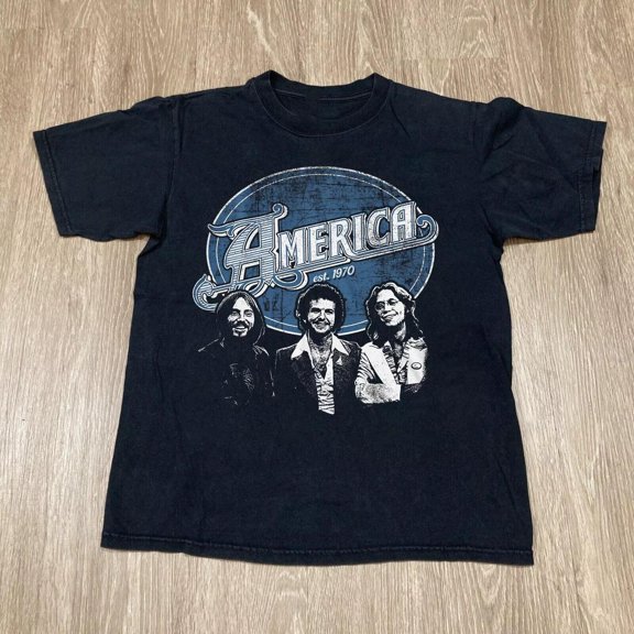 Rare America Band 1970 Cotton Tee Gift For Fan T-shirt
