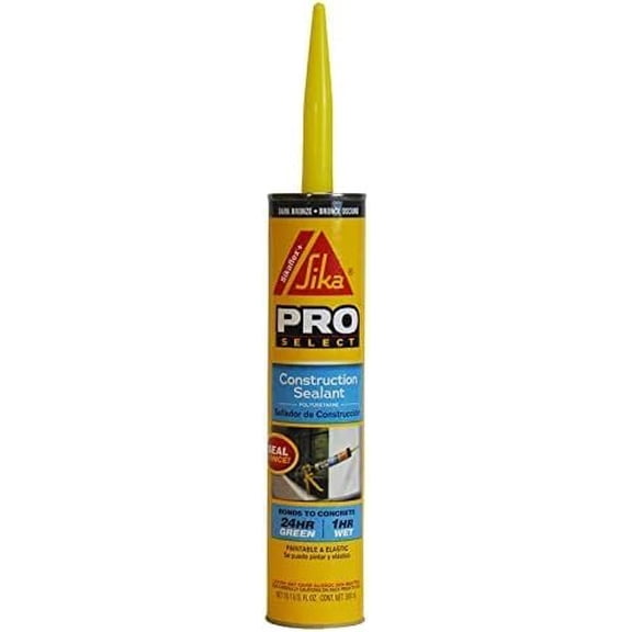 36-Pack of 10.1 oz Sika 515310 Dark Bronze Sikaflex All Purpose Construction Sealant