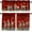 Chef-3, variante sur Cantonnières de Chef Rustiques, Thème de Chef Dodu Cuisinier Vintage Mignon Drôle Chef Campagnard Ferme à Carreaux Buffalo Cantonnière de Fenêtre pour Salon Cuisine Café Salle de Bain 54x18 Pouces + 27x36 Pouces X