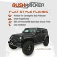 thumbnail image 3 of Bushwacker 84-01 Jeep Cherokee Flat Style Flares 4pc - Black, 3 of 10