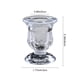 thumbnail image 3 of Candelabro de cristal transparente | Candelabro decorativo de cristal para bodas, cenas a la luz de las velas y centros de mesa festivos | Regalo de decoración moderna de cristal, 3 of 6