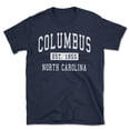 thumbnail image 1 of Columbus North Carolina Classic Established Men's Cotton T-Shirt, 1 of 1