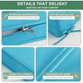thumbnail image 2 of Ottowood Outdoor Deep Seat Cushions Set of 4, 19x19x3 Water-Repellent Patio Cushions, Teal, 2 of 7