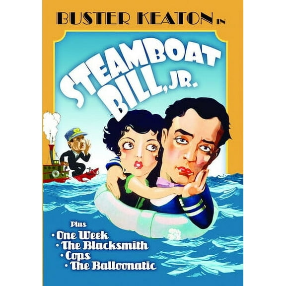 Steamboat Bill, Jr. (Silent) (DVD), Alpha Video, Comedy