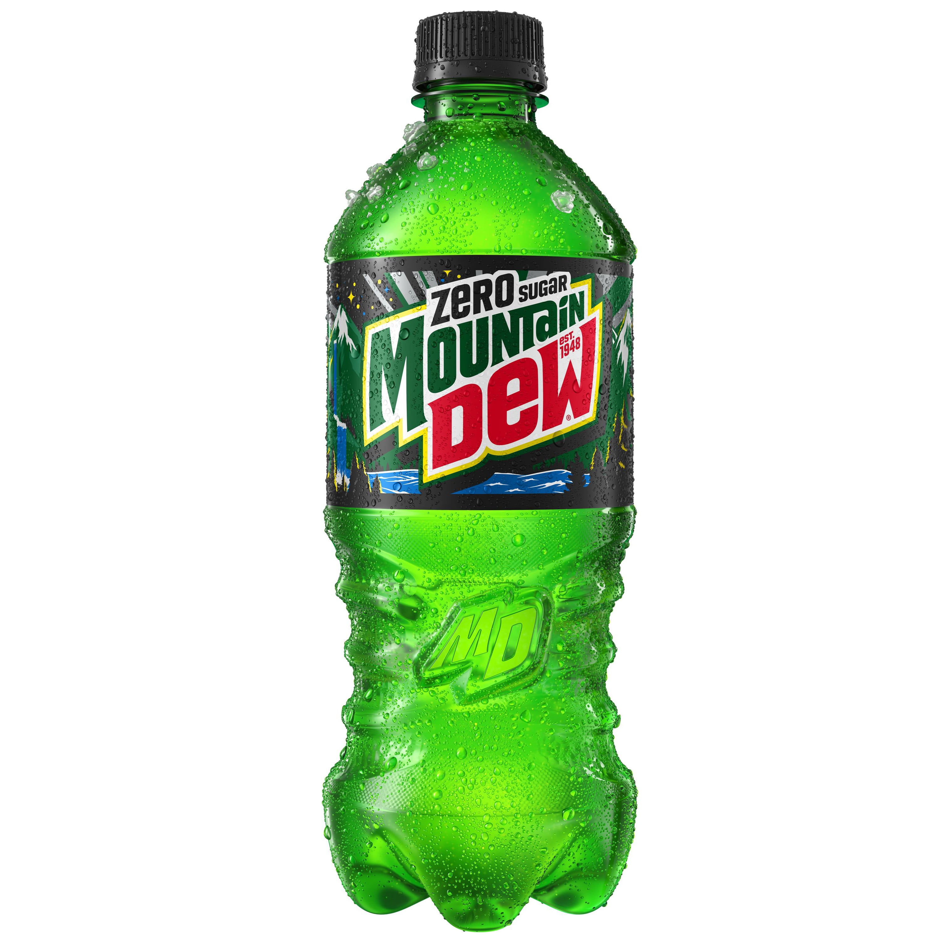 (5 pack) Mountain Dew Zero Sugar Citrus Soda Pop, 20 fl oz Bottle