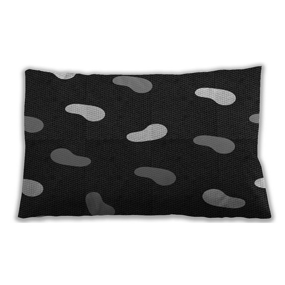 Ahgly Company Outdoor Rectangular Contemporary Lumbar Throw Pillow, 13 inch by 19 inch