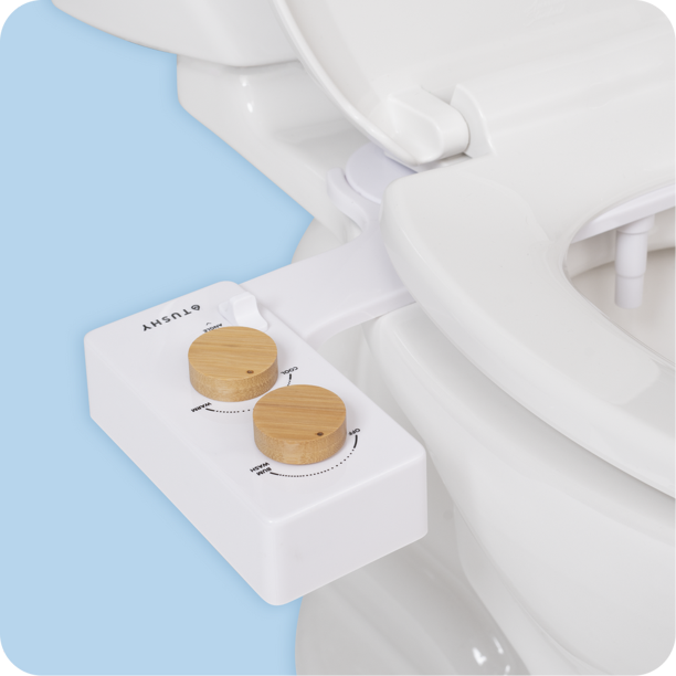 Tushy 3.0 Warm Water Spa Bidet Attachment Adjustable Temperature, Non