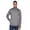 Dark Grey Heathr, variant on Mens Newbury Molange Fleece Quarter-zip -DG798