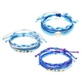 thumbnail image 2 of Pretyzoom 3-Pack Hand Woven Waxed Thread Bracelets Set, Stylish Daily Wear Accessories for Men and Women, 2 of 8
