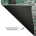 thumbnail image 5 of Addison Rugs Mayfield Premium Machine Washable Transitional Aztec Seafoam Rectangle Rug, 3' x 5', 5 of 7